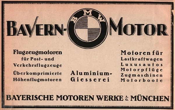 1918 αφίσα BMW.